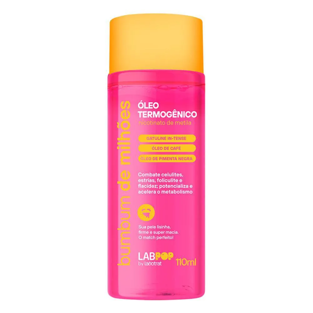 OLEO CORPO TERMOGÊNICO LABOTRAT  BUMBUM DE MILHOES 110ML