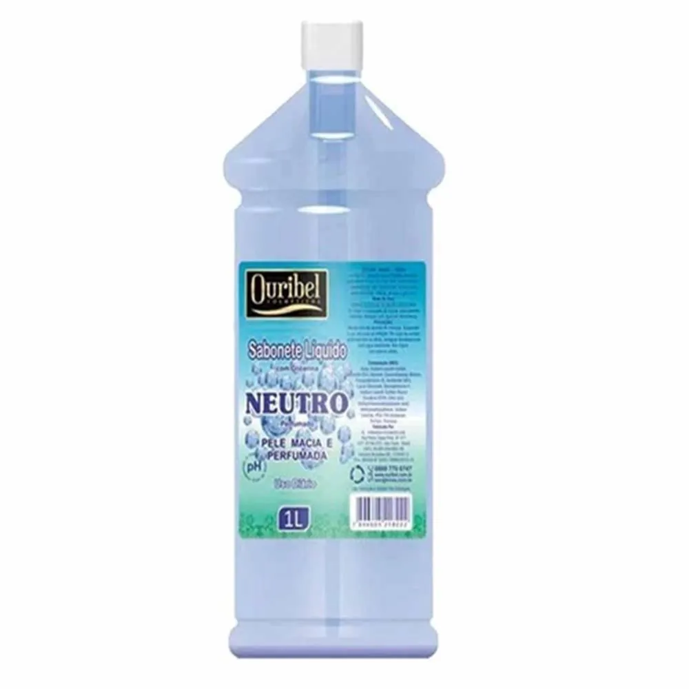 OURIBEL SABONETE LIQUIDO 1 LITRO NEUTRO PERFUMADO