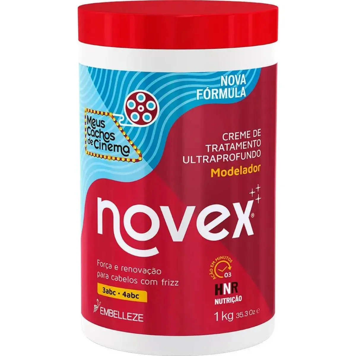 CREME DE TRATAMENTO NOVEX MEUS CACHOS CINEMA ULTRAPROFUNDO EMBELLLEZE 1KG