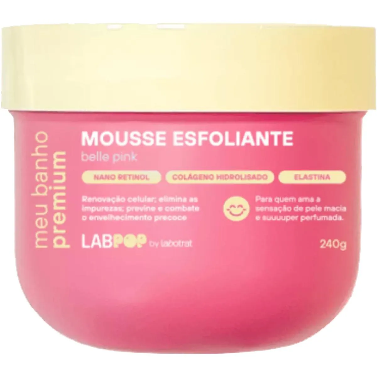MOUSSE ESFOLIANTE LABOTRAT BELLE PINK 240G