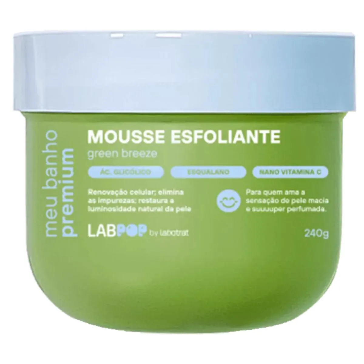 MOUSSE ESFOLIANTE LABOTRAT GREEN BREEZE 240G