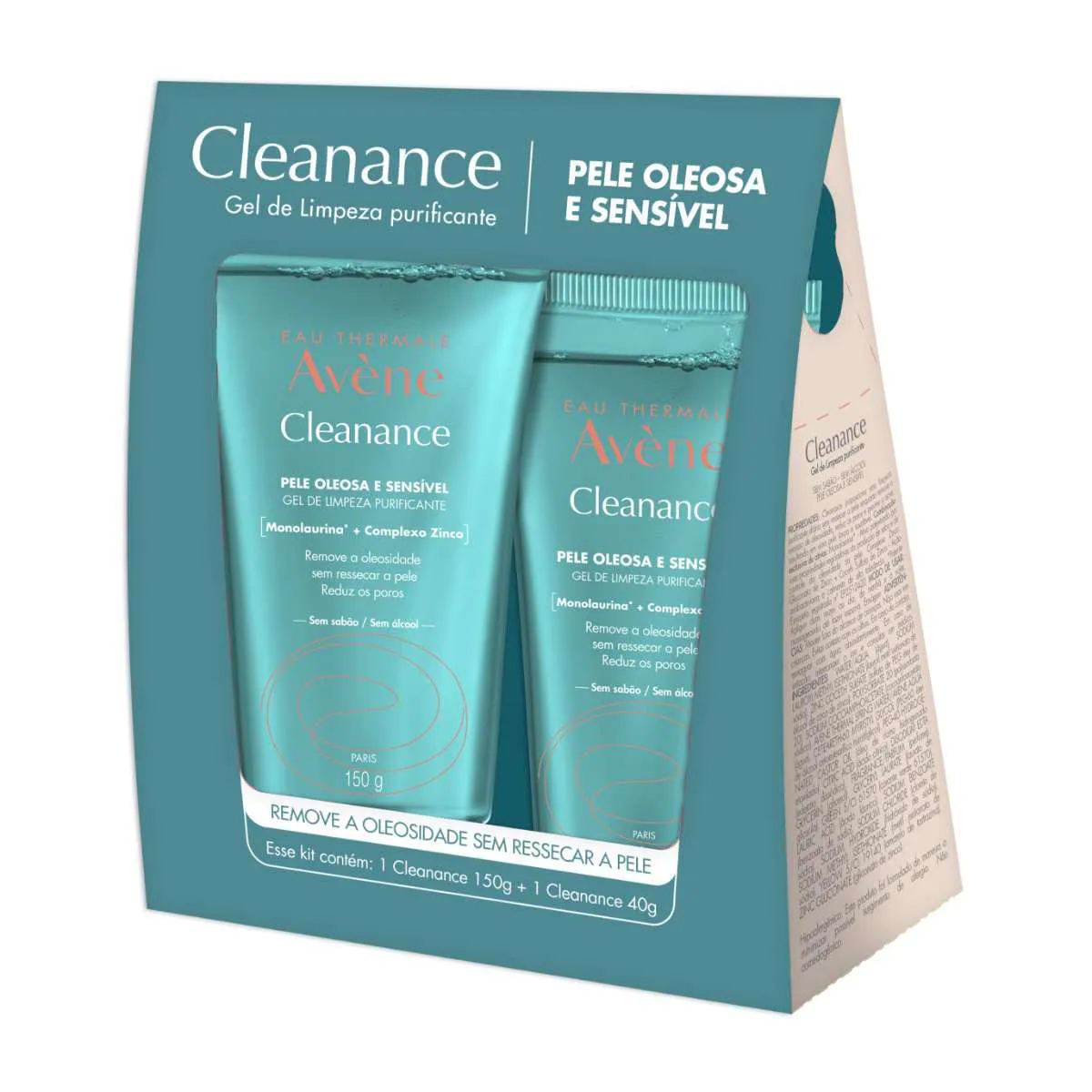Kit Avène Cleanance Gel de Limpeza Purificante 150g + 40g