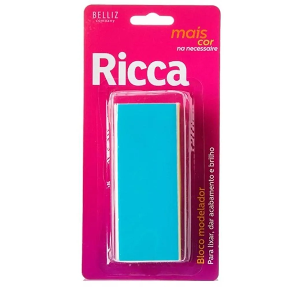 LIXA UNHA RICCA BLOCO MODELADOR REF 724