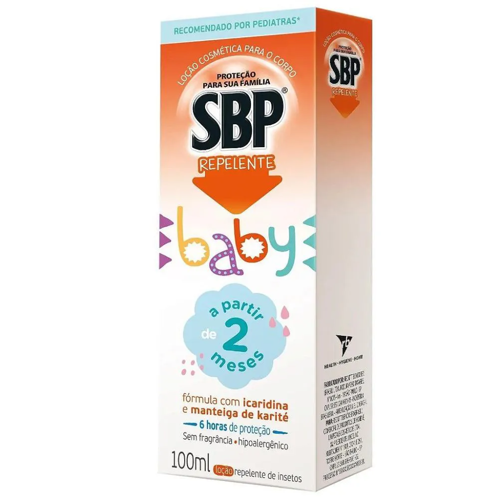 REPELENTE SBP BABY ICARIDINA MANTEIGA KARITE 100ML