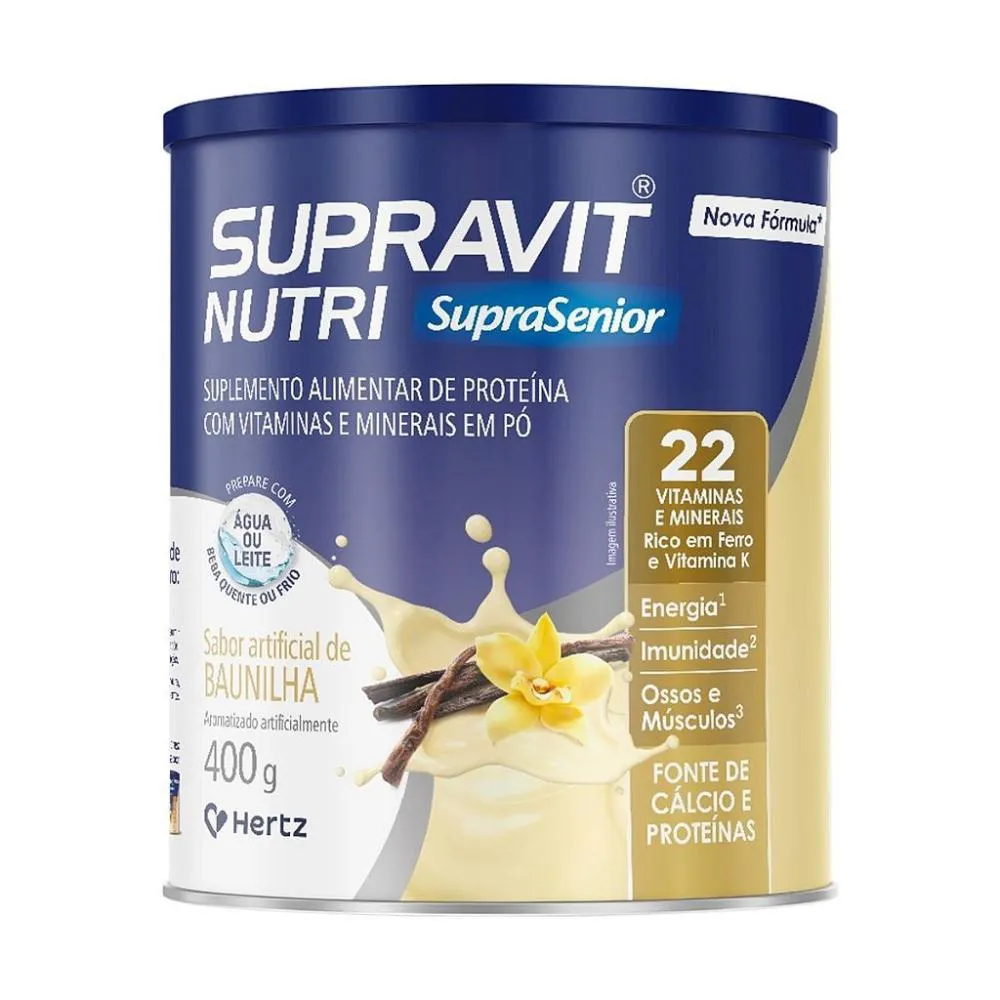 SUPRAVIT NUTRI BAUNILHA 400G KLEY HERTZ
