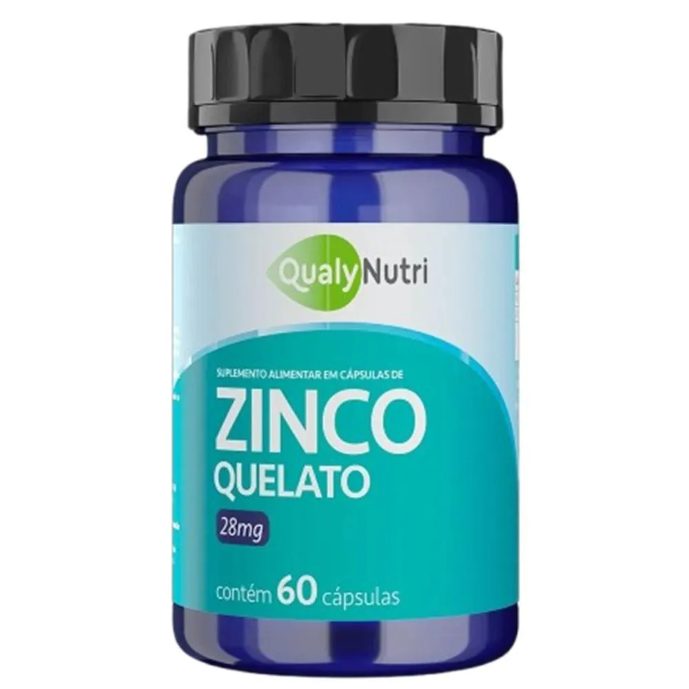 ZINCO QUELATO 28MG  60CAPS QUALYNUTRI