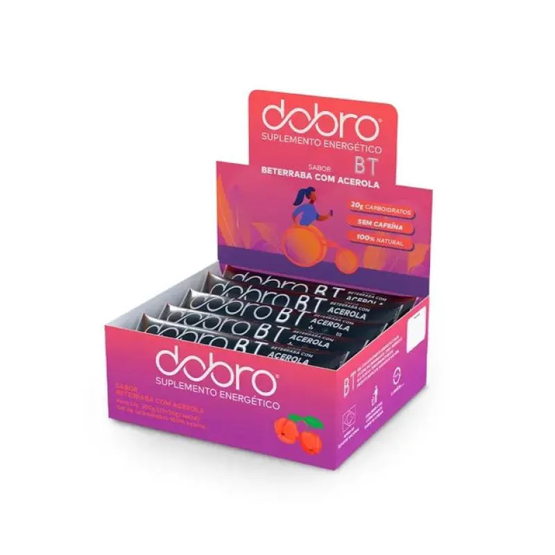 BT GEL DOBRO (DISPLAY 10 SACHêS 30G) - SABOR: BETERRABA COM ACEROLA