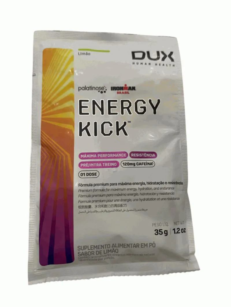 ENERGY KICK COM PALATINOSE SACHê (35G) - SABOR: LIMãO