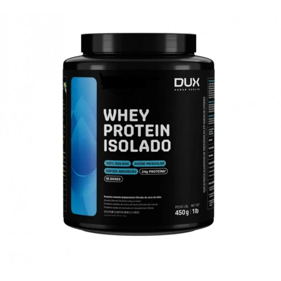 WHEY PROTEIN ISOLADO POTE (450G) - SABOR: BAUNILHA