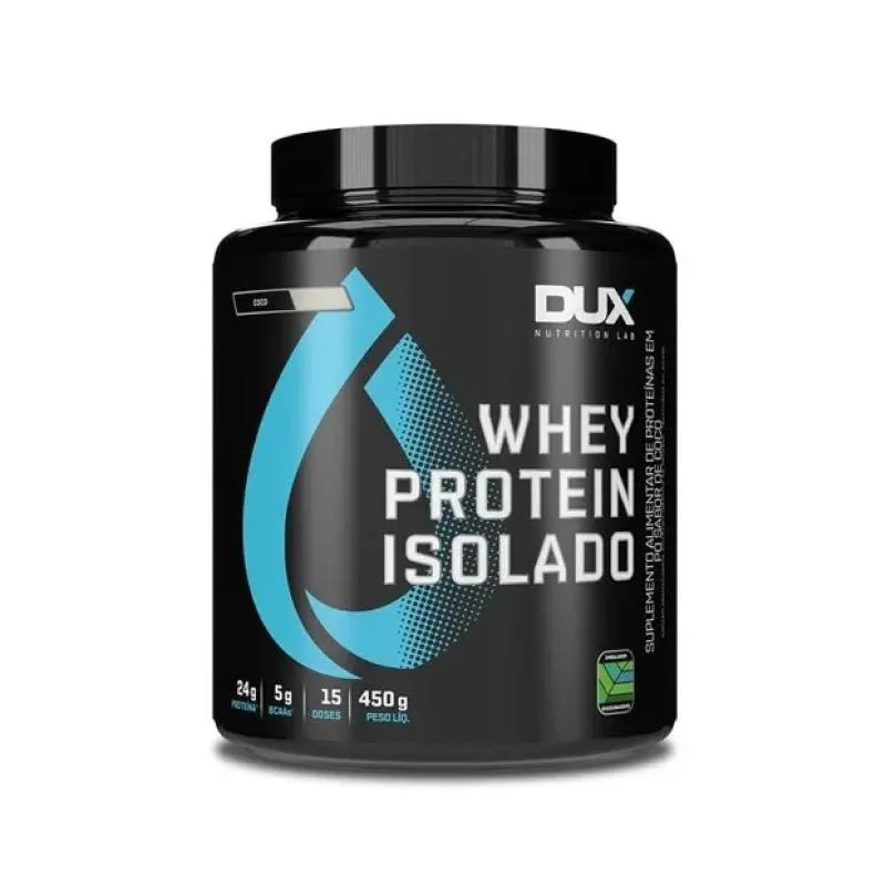 WHEY PROTEIN ISOLADO POTE (450G) - SABOR: COCO