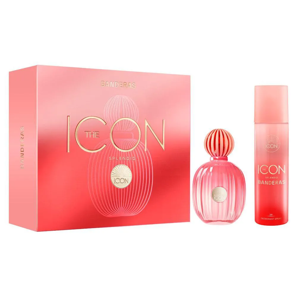 KIT BANDERAS THE ICON SPLENDID EDP 100ML + DESODORANTE 150ML