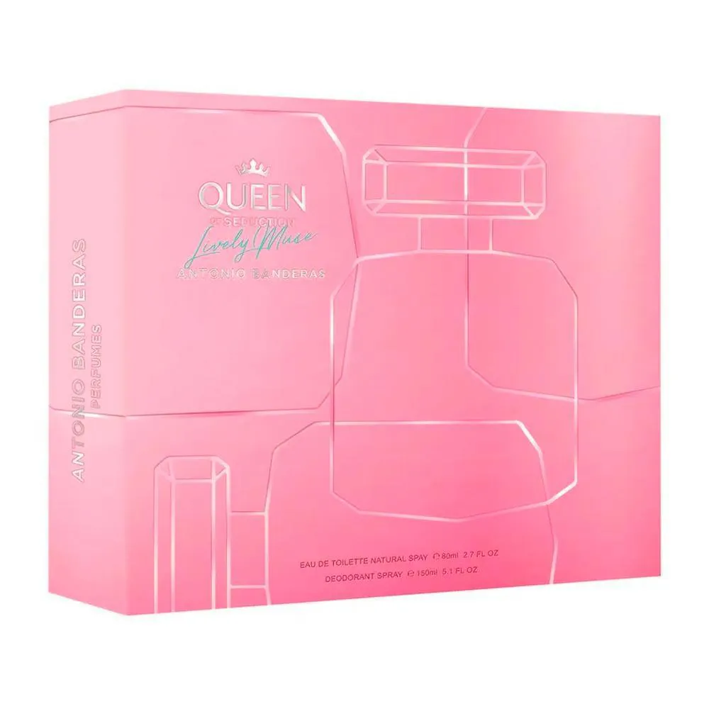 KIT BANDERAS QUEEN OF SEDUCTION EDT 80ML + SPRAY 150ML
