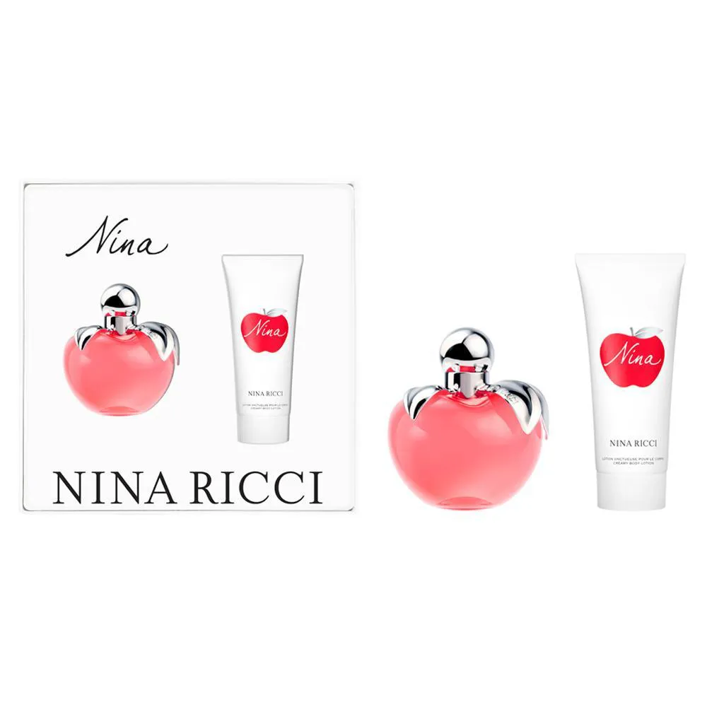 KIT COFFRET NINA RICCI NINA EDT 80ML + LOÇÃO 75ML