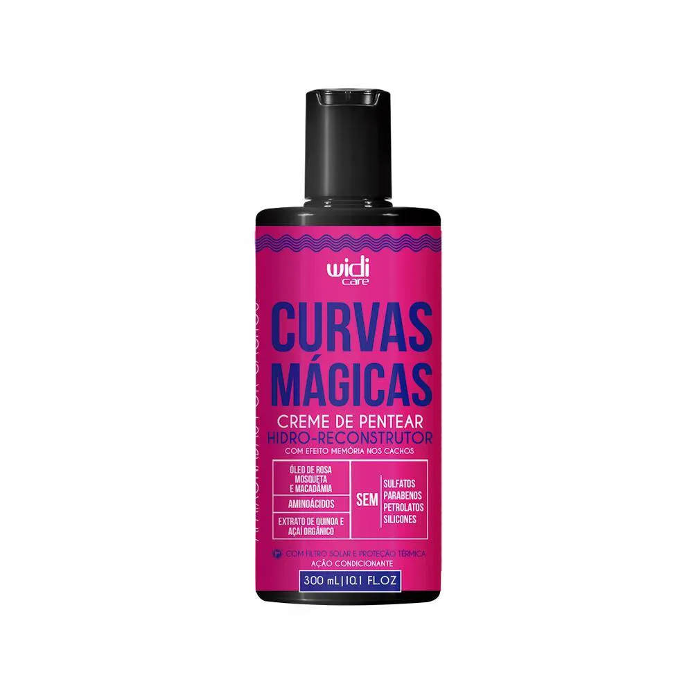 WIDE CARE CREME DE PENTEAR HIDRO-RECONSTRUTOR CURVAS MáGICAS 300ML