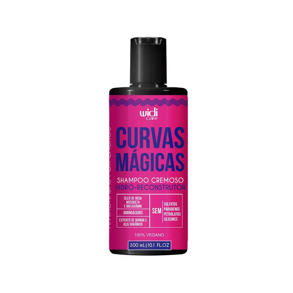WIDE CARE CREMOSO HIDRO-RECONSTRUTOR CURVAS MáGICAS SHAMPOO 300ML