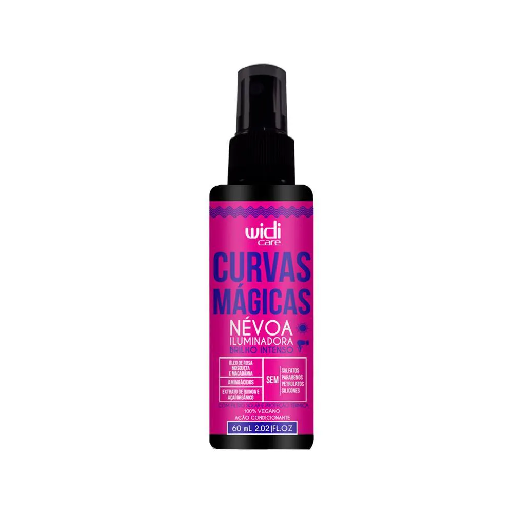 WIDE CARE NéVOA ILUMINADORA CURVAS MáGICAS FINALIZADOR 60ML