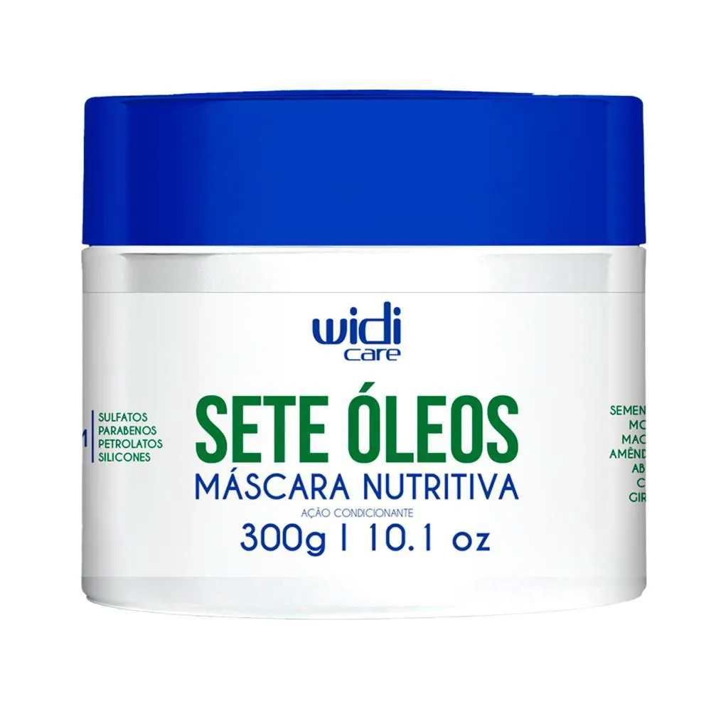 WIDE CARE SETE ÓLEOS NUTRITIVA AçãO CONDICIONANTE MáSCARA 300G