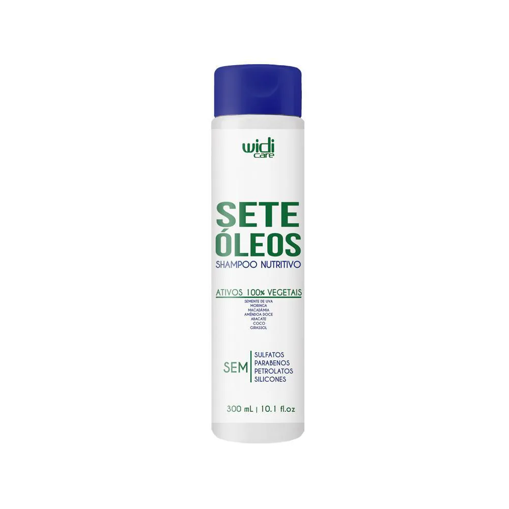 WIDE CARE SETE ÓLEOS NUTRITIVO SHAMPOO 300ML