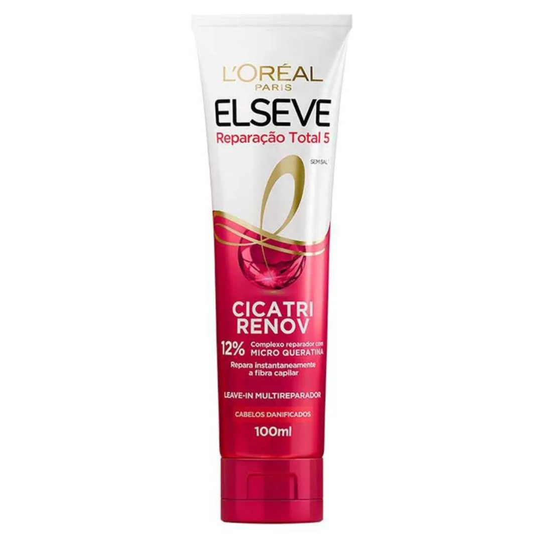 ELSEVE REPARAçãO TOTAL 5 CICATRI RENOV LEAVE-IN - 100ML
