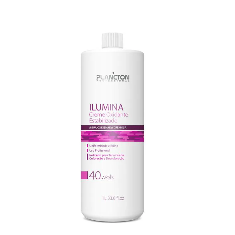 CREME OXIDANTE ILUMINA 40 VOLUMES PLANCTON PROFISSIONAL - 900ML