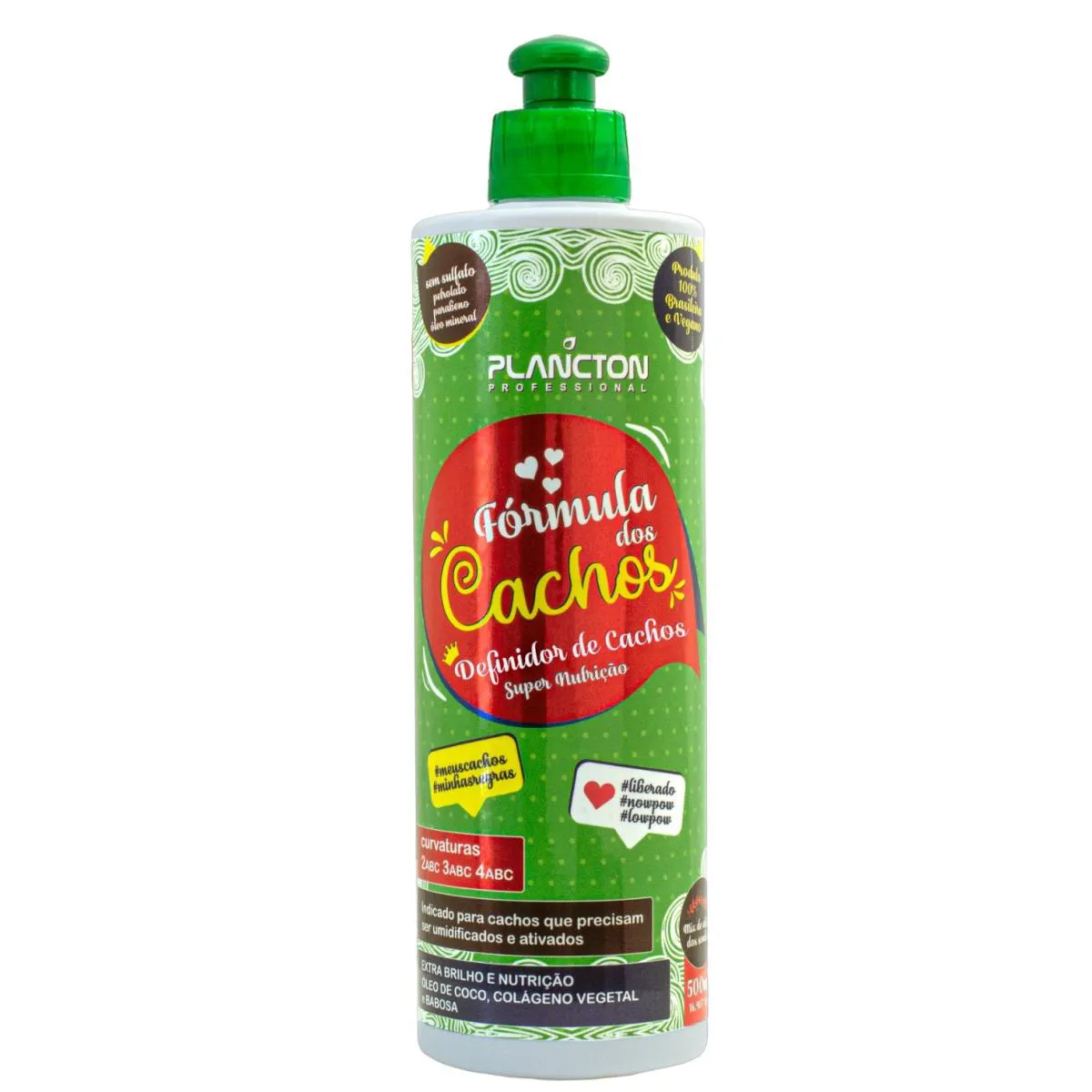 DEFINIDOR PARA CABELOS CAHEADOS FóRMULA DOS CACHOS - DEFINIDOR DE CACHOS PLANCTON PROFISSIONAL - 500G