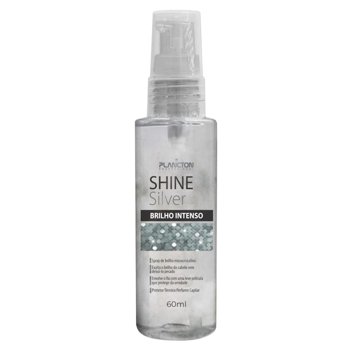 FINALIZADOR SHINE SILVER-SPRAY DE BRILHO PRATA PLANCTON - 60ML