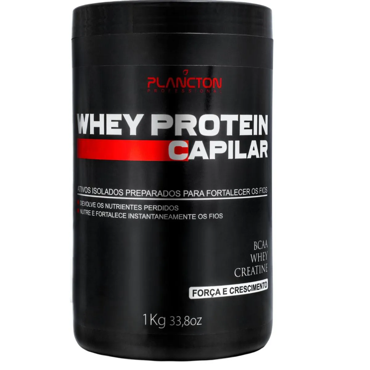 MáSCARA CAPILAR DE TRATAMENTO WHEY PROTEIN - PLANCTON PROFISSIONAL 1KG