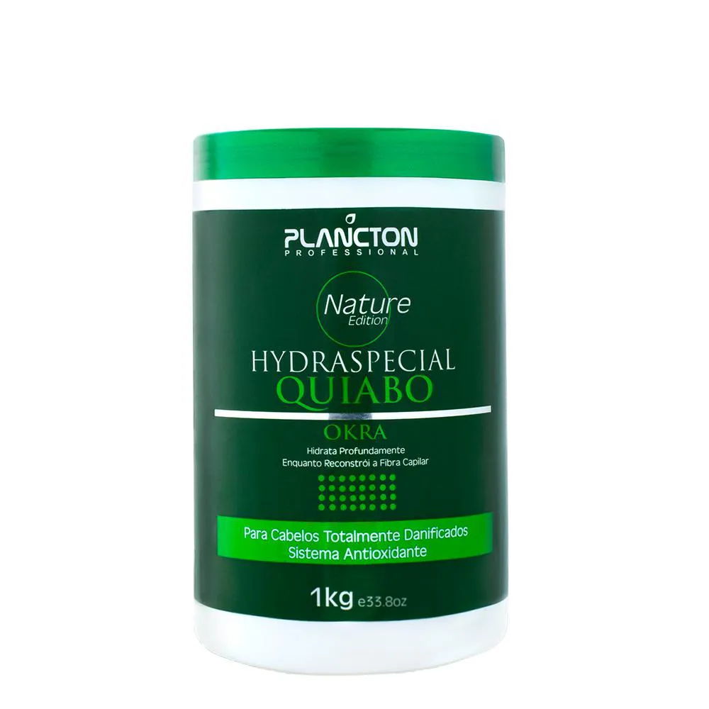 MáSCARA DE TRATAMENTO CAPILAR - QUIABO - PLANCTON PROFISSIONAL - 1KG