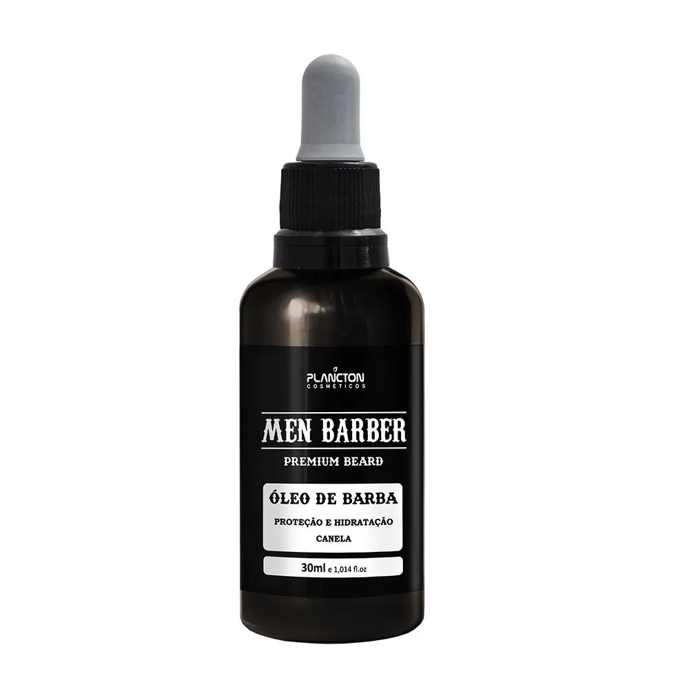 ÓLEO DE BARBA MEN BARBER PREMIUM  BEARD - PLANCTON PROFISSIONAL - 30ML