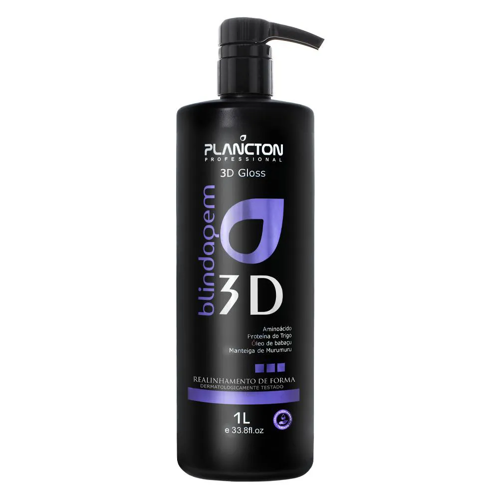 PROGRESSIVA SEM FORMOL 3D BLINDAGEM DINâMICA - PLANCTON PROFISSIONAL 1L