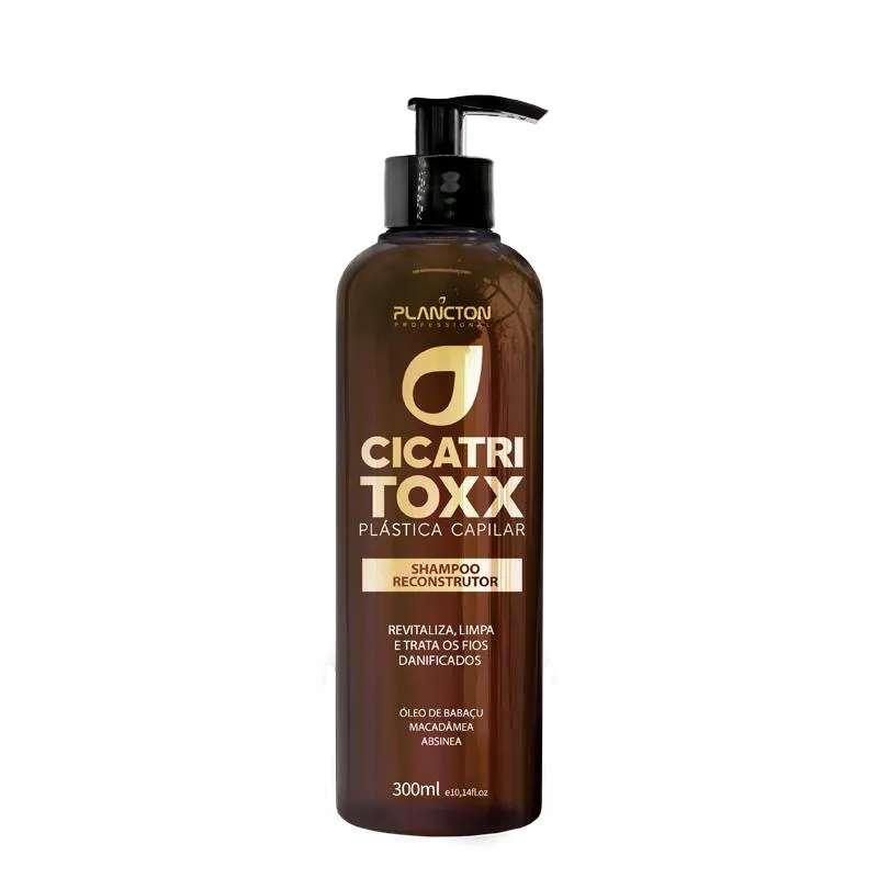 SHAMPOO CICATRITOXX 300ML PLANCTON PROFISSIONAL