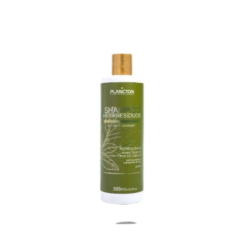 SHAMPOO LIMPEZA PROFUNDA ANTIRRESíFDUOS COM ALECRIN E JABORANDI - PLANCTON PROFISSIONAL - 500ML