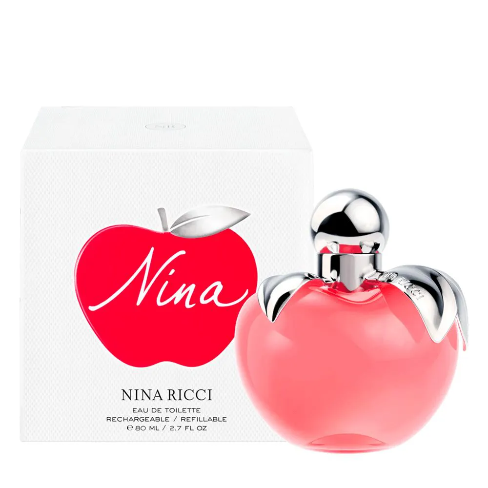 PERFUME NINA RICCI FEMININO EAU DE TOILETTE REFILáVEL 80ML