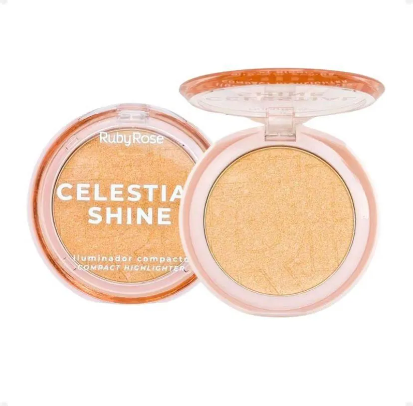 ILUMINADOR COMPACTO RUBY ROSE CELESTIAL SHINE CHAMPAGNE GLEA