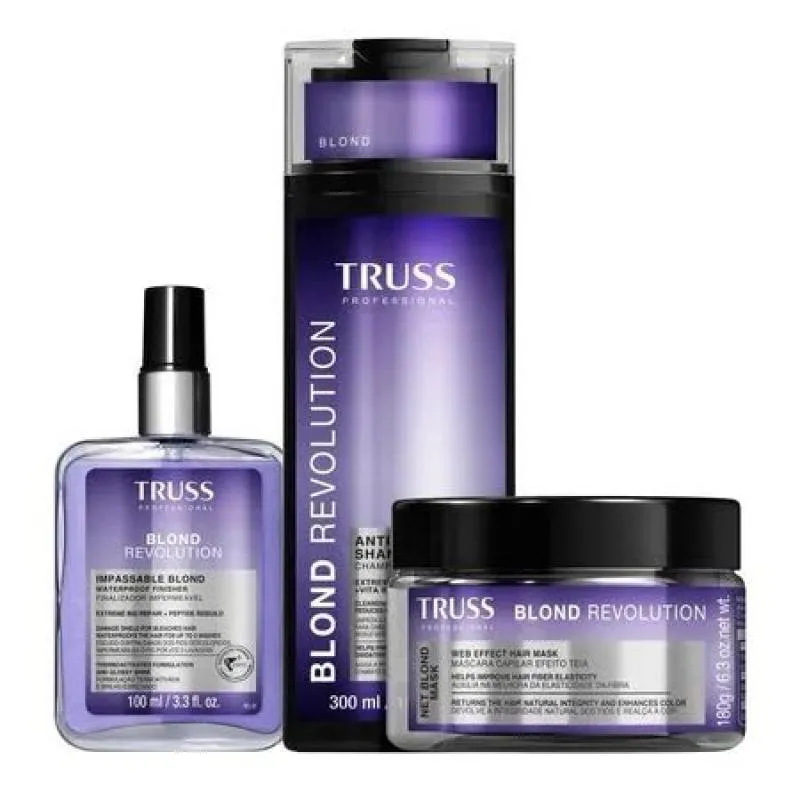 KIT TRUSS BLOND REVOLUTION TRIO RESTORE (3 PRODUTOS)