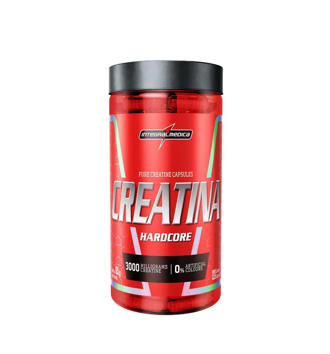 CREATINA 100% PURA 120 CáPSULAS INTEGRAL MéDICA - ORIGINAL