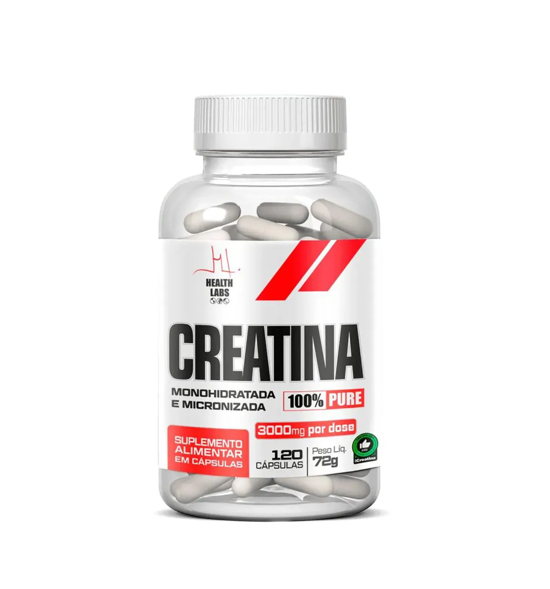CREATINA HEALTH LABS 120 CáPSULAS - ORIGINAL