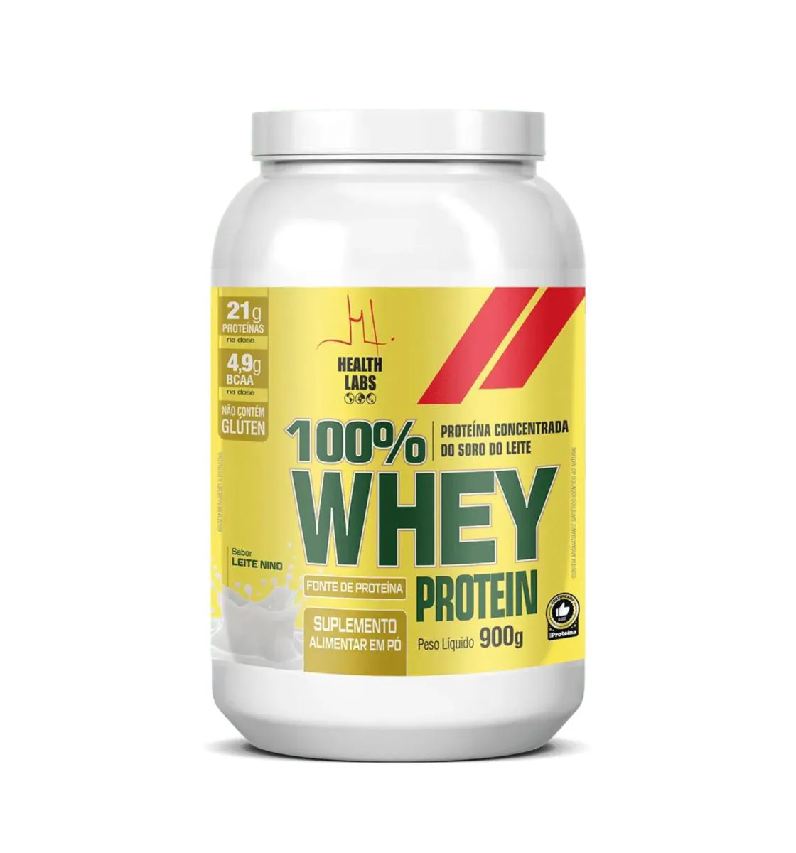 HEALTH WHEY PROTEIN 900G - SABOR LEITE NINHO - ORIGINAL