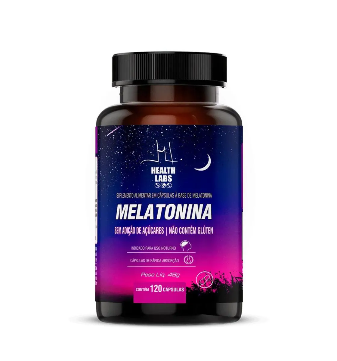MELATONINA 0,21% 120 CáPSULAS HEALTH LABS - ORIGINAL