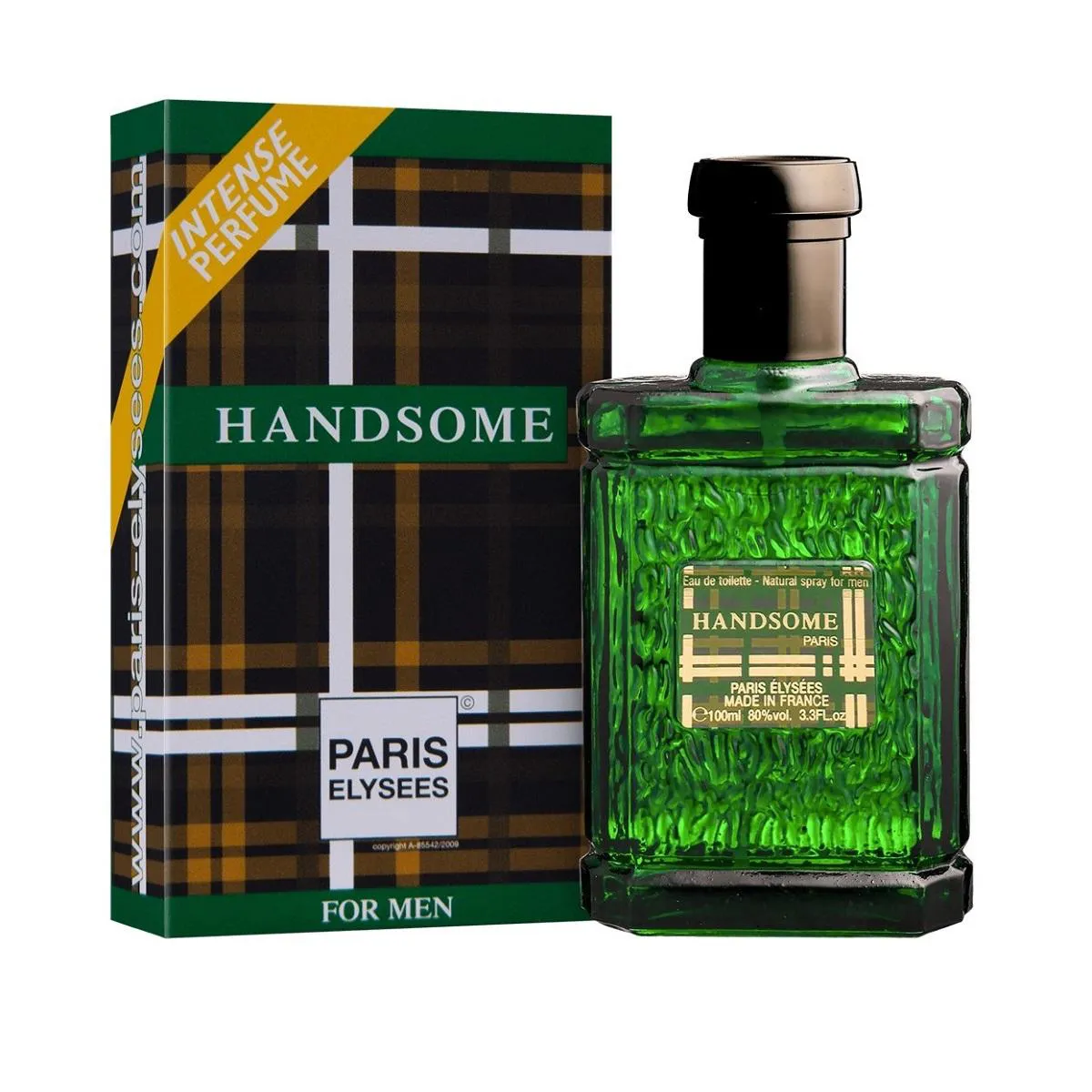 HANDSOME GREEN PARIS ELYSEES PERFUME MASCULINO EDT 100ML
