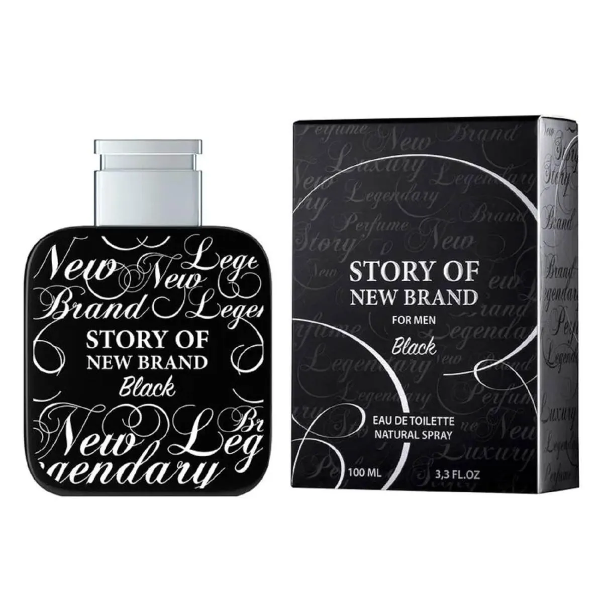 STORY OF NEW BRAND BLACK EAU DE TOILETTE - PERFUME MASCULINO 100ML