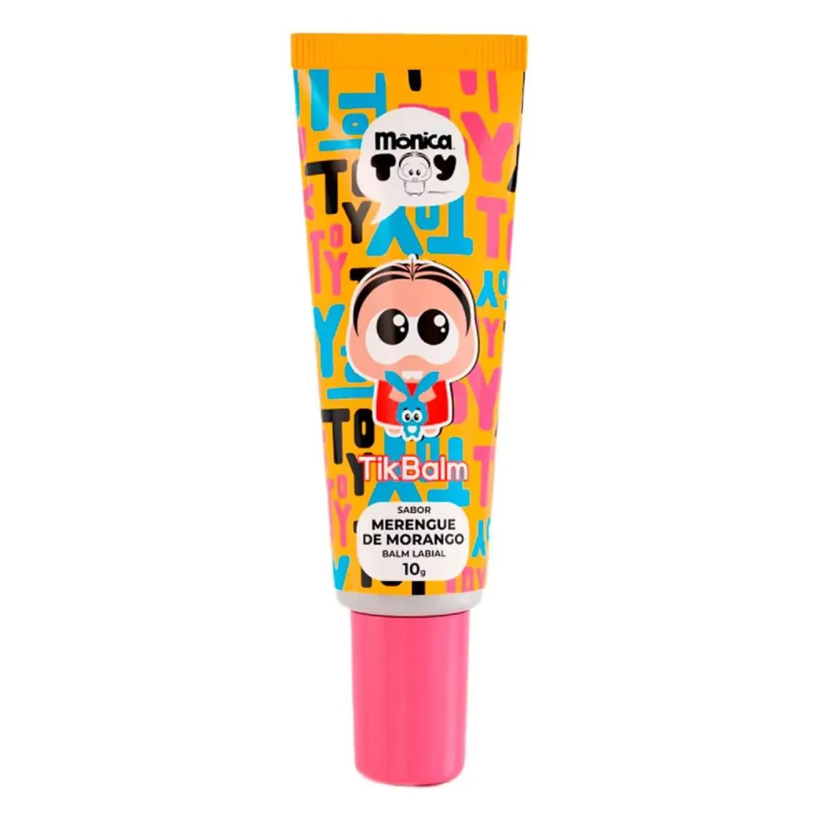 TIK BALM LABIAL MONICA TOY MERENGUE DE MORANGO - BALM LABIAL 10G