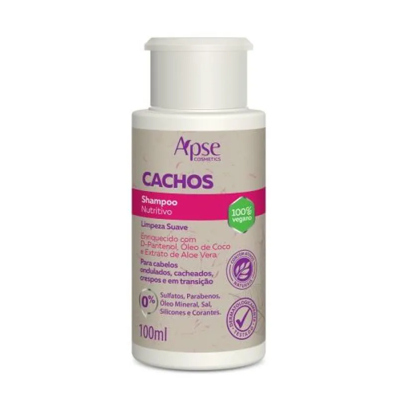 SHAMPOO CACHOS NUTRITIVO APICE 100ML