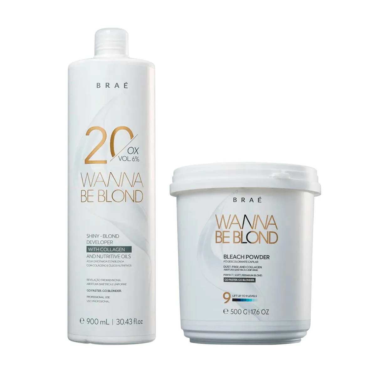 BRAé WANNA BE KIT Pó 500G + OX 20 VOL (00400001125175)