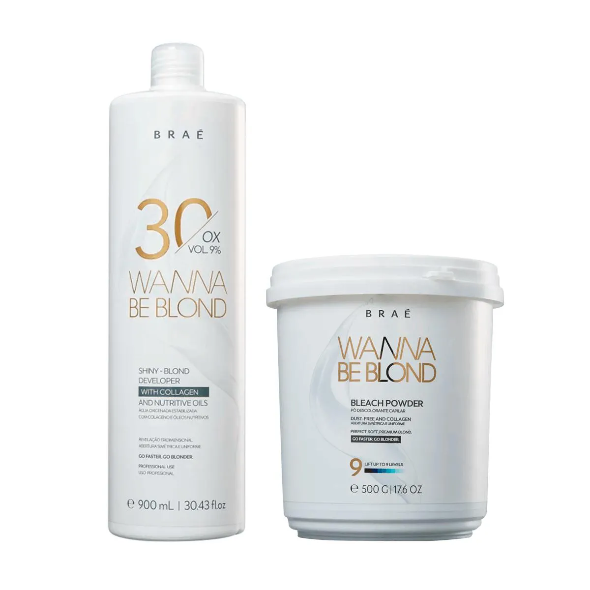 BRAé WANNA BE KIT Pó 500G + OX 30 VOL (00400001125199)