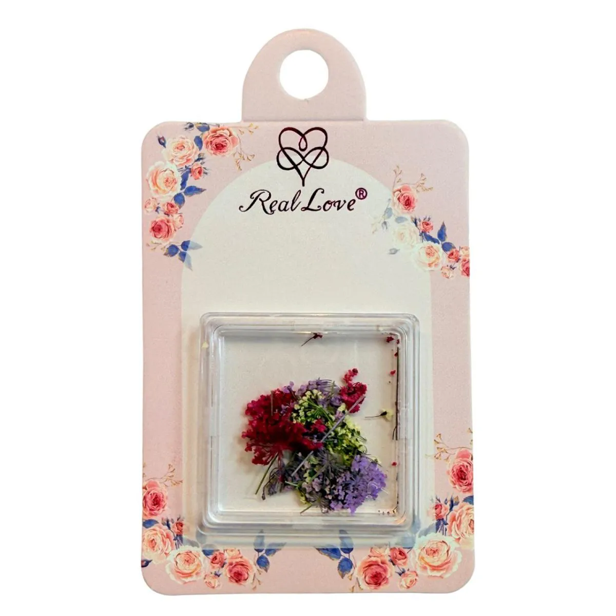 FLORES SECA DECORAçãO UNHAS   - REAL LOVE