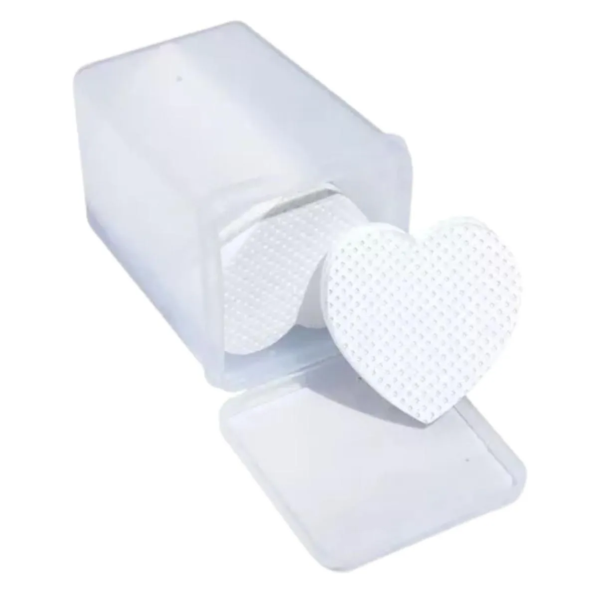 LENçO LIMPEZA CíLIOS E UNHAS CORAçãO  - REAL LOVE