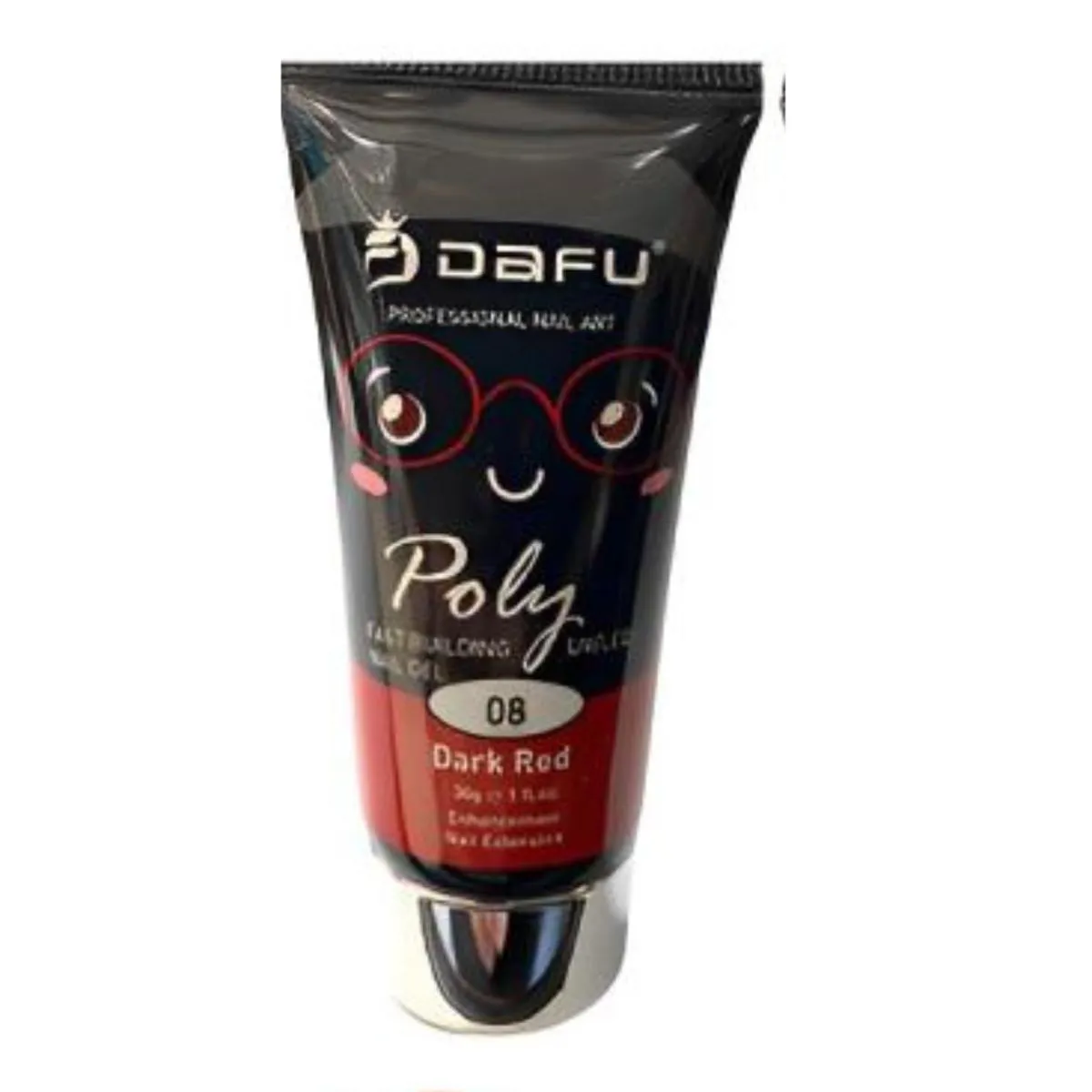 POLYGEL DARK RED 08 LED/UV 30G - DAFU