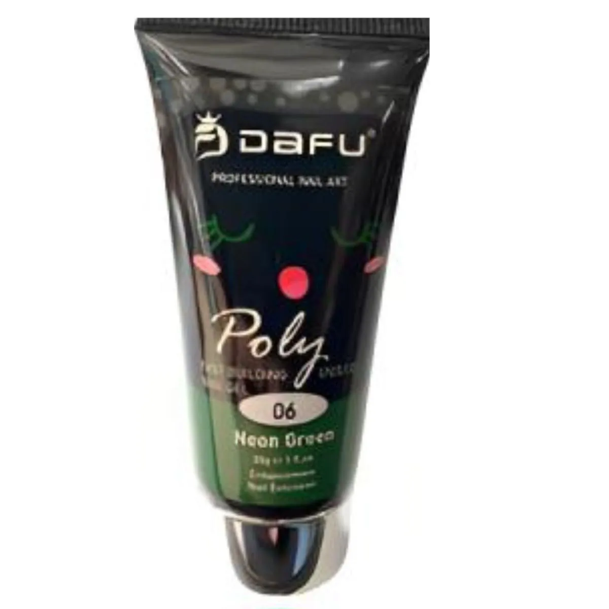 POLYGEL NEON GREEN 06 LED/UV 30G - DAFU