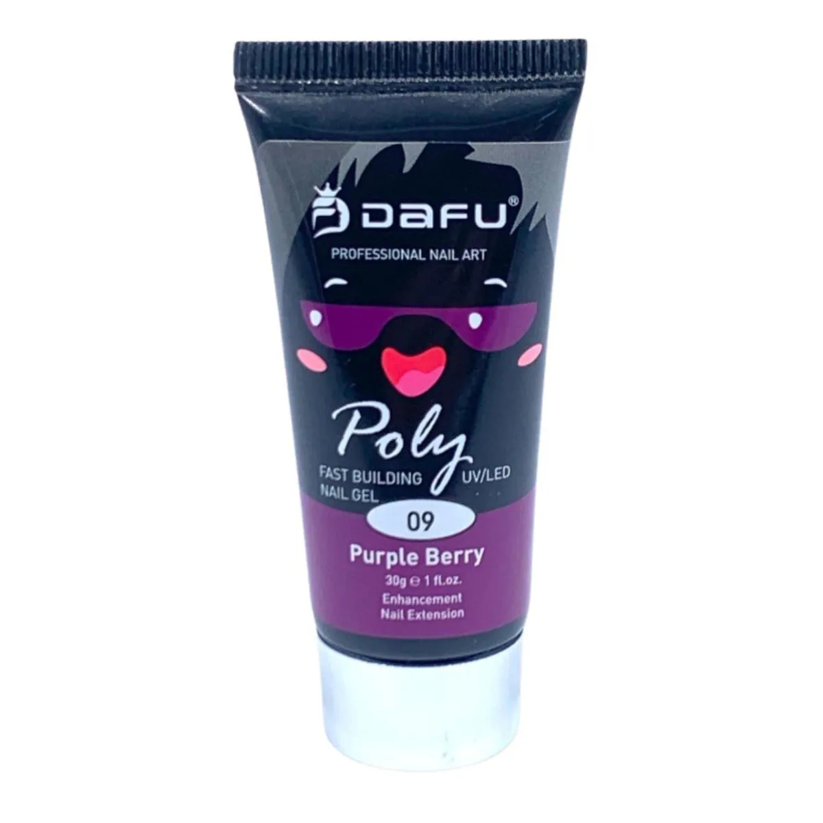 POLYGEL PURPLE BERRY 09 LED/UV 30G - DAFU